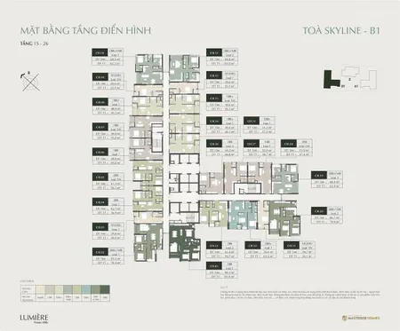 Chỉ từ 3 tỷ sở hữu ngay căn hộ cao cấp 2pn tại tòa b1 skyline lumiere prime hills cổ loa