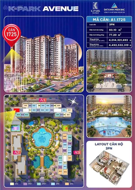 Căn góc 3pn view hồ & trọn vẹn kđt vinhomes * đẹp nên thơ giá chỉ 4.014 tỷ 0919 959 ***