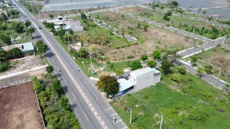 Bán đất mặt tiền tl 44a, lô góc 2 mặt tiền an ngãi, huyện long điền, bà rịa, dt 161m2 có 80m2 tc