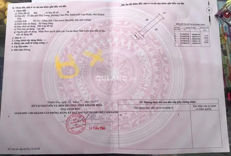 Đất cam thành nam TP cam ranh siêu rẻ