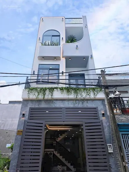 Nhà phố 4x14m đúc 3 tấm full nội thất hẻm 6m thông gần cấp 2 nguyễn trung trực, p thới an, q12