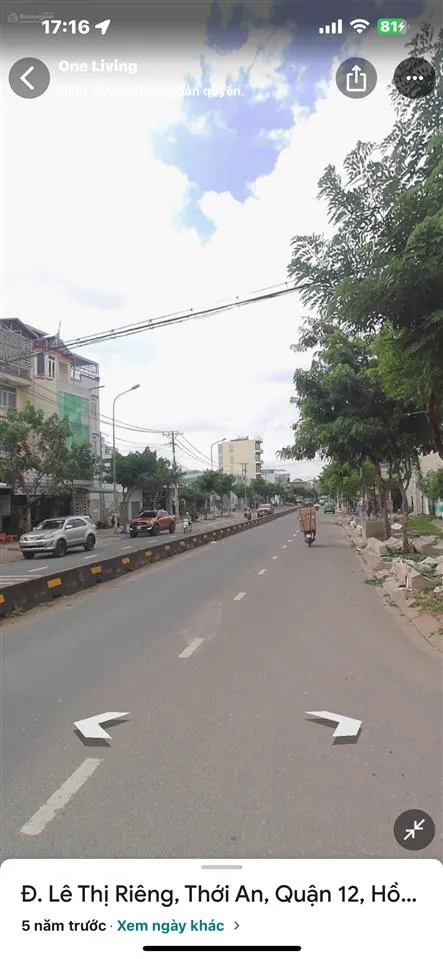 Ngộp bank nhà 1,5 tầng mặt tiền đường lê thị riêng phường thới an, q12 (10mx11m) giá 9,8tỷ