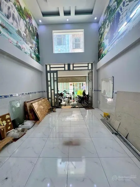 Bán nhà 65m2x4tầng hxh nguyễn vằn quágần trường chinh kdc ăn sương p.đhtq12 5tỷ4