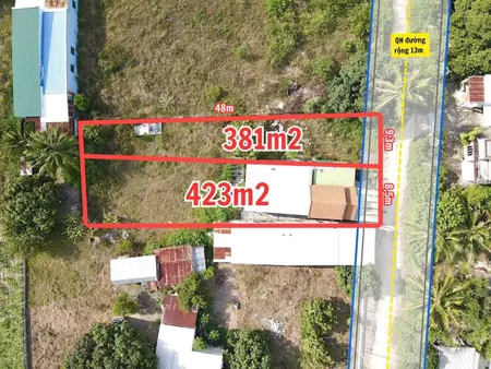 Lô đất Có Nhà Mái Thái đẹp Khu An Toàn Ngang 17,7m, đường Quy Hoạch Rộng 13m Cam Hiệp Nam Bán Gấp Chưa Tới 5tr/m2