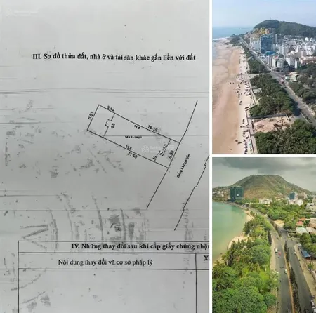Bán đất 140m(6,6x21) mặt tiền lê ngọc hân p.1 vt đi bộ ra biển bãi trước gần. giá siêu tốt 17,5 tỷ