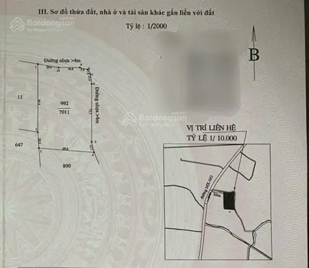 Giảm 2 tỷ lô đất 2 mặt tiền đẹp ngang 180m thổ cư 300m hắc dịch, bà rịa vũng tàu