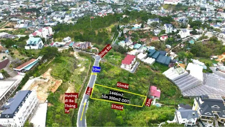 Cần bán nền view thung lũng mặt tiền tuyến biệt thự đống đa, phường 3, tp. đà lạt