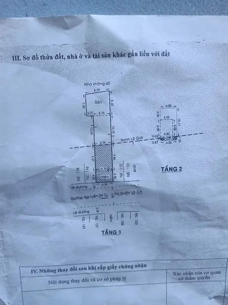 Bán nhà mặt tiền đường Nguyễn Thị Tú