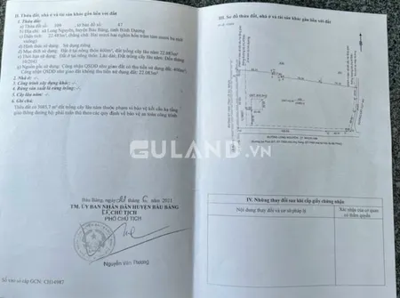 BÁN GẤP LÔ ĐẤT LONG NGUYÊN BÀU BÀNG