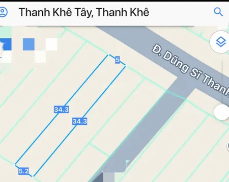 Đất biển, mặt tiền đường 7m5 dũng sĩ thanh khê, giá rẻ như đất kiệt