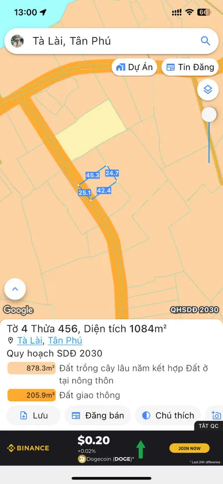 Đất đẹp đường Ôtô khu dân cư
