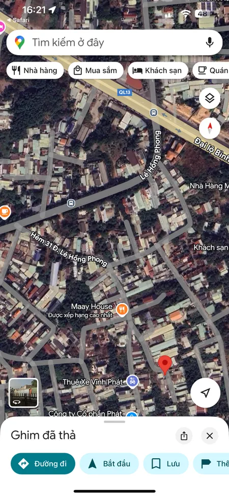 Lô góc đẹp Phú Thọ (phường Thủ Dầu Một-TP.HCM) gần ngã tư địa chất,đường oto nhánh Lê Hồng Phong vị trí đẹp giá êm