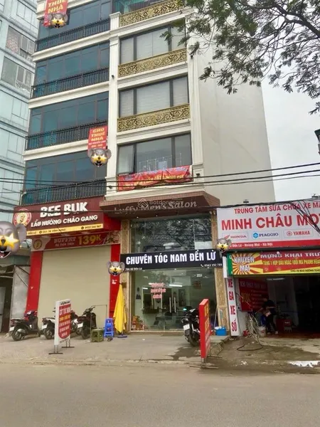 Toà văn phòng 9 tầng lô góc mặt phố đền lừ 87m2 57 tỷ view hồ