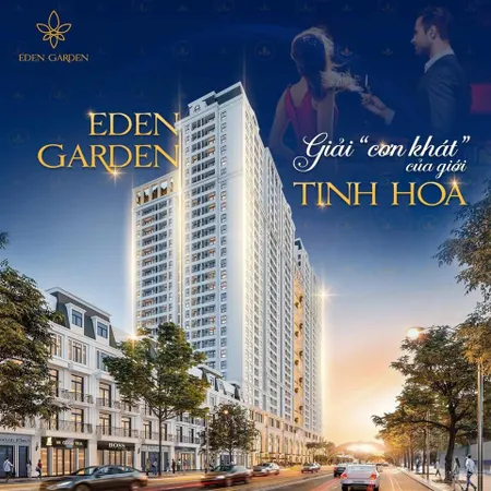 Bán căn hộ chung cư 75.4m2 tại eden garden thái bình, 2,42 tỷ vnd