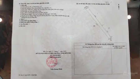 Bán 3 thửa đất liền ranh, tổng 11.234,3 m2 tại bình thới, bình đại, bến tre