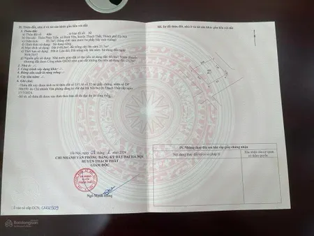 Bán đất nền thạch thất chính chủ
