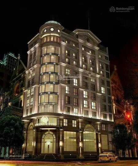 Bán tòa nhà góc 2 mặt tiền lê thánh tôn. dt 380m2 (19x20m), 8 tầng, tn 600tr. giá 195 tỷ tin thật
