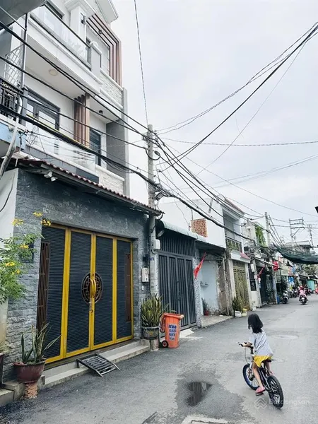 Gấp bán nhà 2 tầng 1/ hẻm 6m thông đường trần thị hè, hiệp thành, quận 12 diện tích 58m2 (4x15)