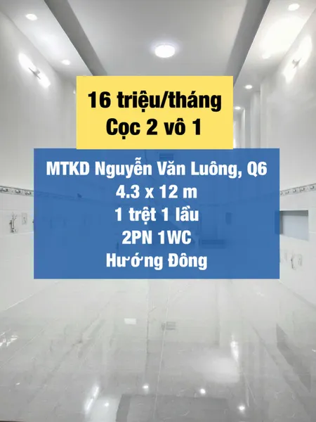 Mặt tiền kinh doanh Nguyễn Văn Luông