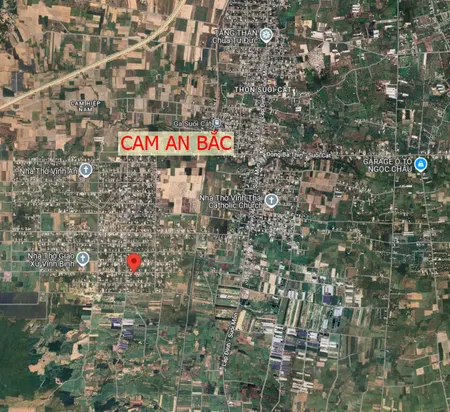 Bán đất Cam Lâm 511m² (10x51m), có 210m² thổ cư, gần Vinhomes, giá chỉ 1,6 tỷ!