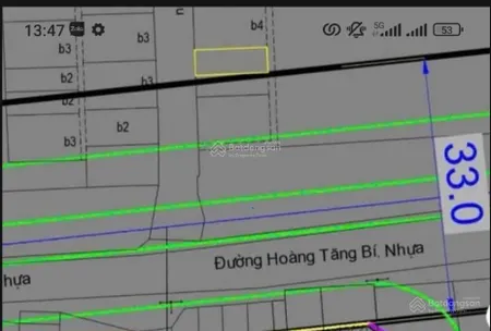 Bán đất hoàng tăng bí bắc từ liêm 30m mặt tiền 3.3m giá nhỉnh 4 tỷ