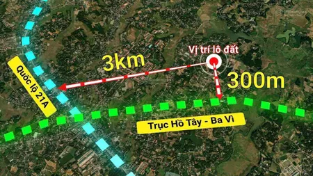 Siêu phẩm đồng trạng, sơn tây dt 101,2m², mặt tiền 8,2m, cách tomodachi làng mít chỉ 300m