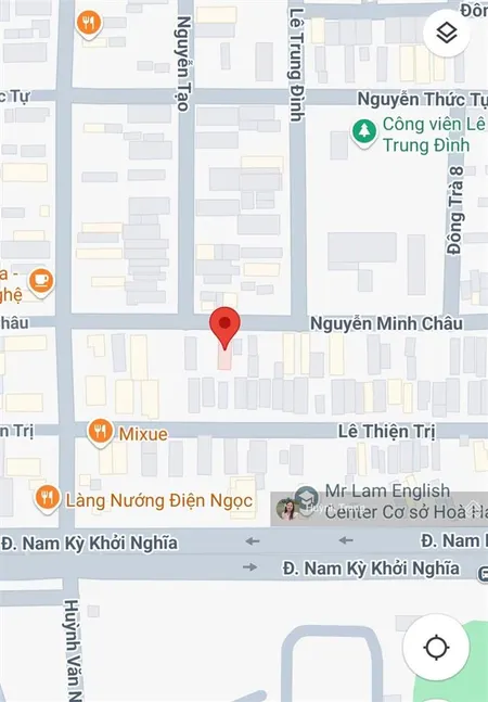 Bán lô đất đẹp mt nguyễn minh châu, ngang 5m, giá tốt khu đông trà, gần ngay tiểu học lê văn hiến