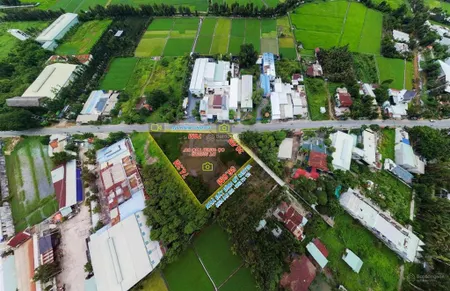 Đất lớn 2 mặt tiền đường bình mỹ 3223m2 có 1956m2 thổ cư mt rộng 70m thích hợp phân lô