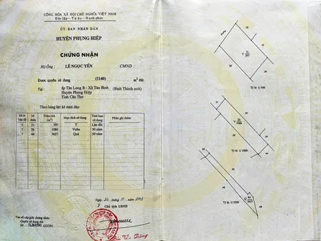 Bán đất 4628.6m² ngang 15m giá 2.5 tỷ Xã Tân Bình