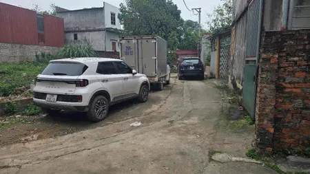 Chủ gửi b.án 52.2m² đẹp cổ loa đông anh. hà nội. mặt tiền = hậu 4m vuông vắn.
