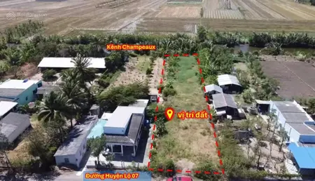 Cần bán 900m2 đất tại mặt tiền đường huyện lộ 07, gần khu đô thị biển gò công đông