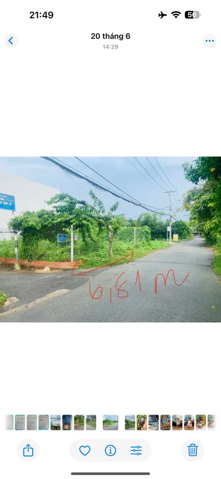Bán đất 133.2m² ngang 6.81m giá 4.5 tỷ Xã Hưng Long