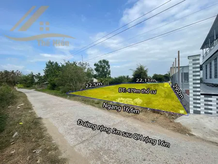 0763615365 Bán đất 479m² ngang 16,6m giá 860 triệu Xã Hòa Trí