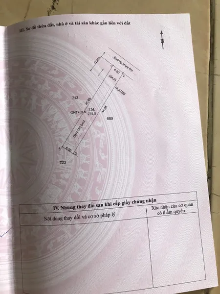 Bán đất Phú An Bến Cát 6x45, 150 m2 tc giá 1ty800