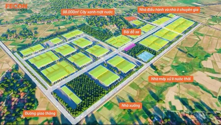 Cụm công nghiệp fecon hiệp hòa (hiệp hòa, bắc ninh), vị trí đắc địa, tối ưu chi phí sản xuất