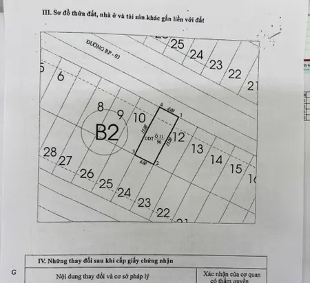 Bán đất 90m² ngang 6m giá 4.3 tỷ Phường Cao Xanh