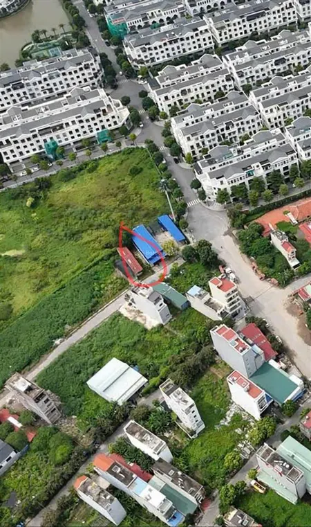 Lô đất mặt đường trực cát trong khuôn viên vin cầu rào