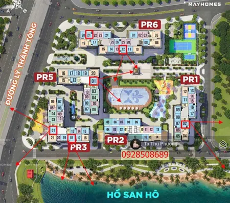 Quỹ căn 2pn 2vs giá tốt view đẹp chính chủ gửi bán tại tòa paris, 0928 508 ***