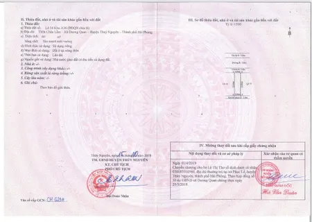 Bán đất 60m² ngang 4m . lô 16A16. đường 13m. tái định Cư Khu A. giá 3.72 tỷ Phường Thủy Nguyên(Dương Quan) liên hệ 0362558882
