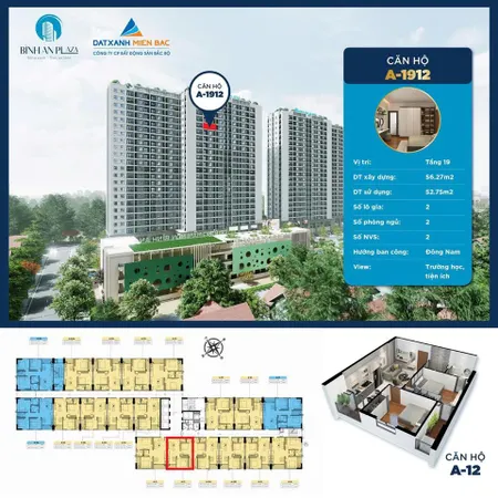 Chính chủ ủy quyền, bán căn hộ 12 tầng 19, chung cư bình an plaza, ngay bv tỉnh thanh hoá