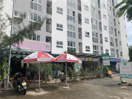 Sập hầm bán căn hộ góc 2 mặt tiền 65m2 giá 1,88 tỷ, trung tâm hoà khánh