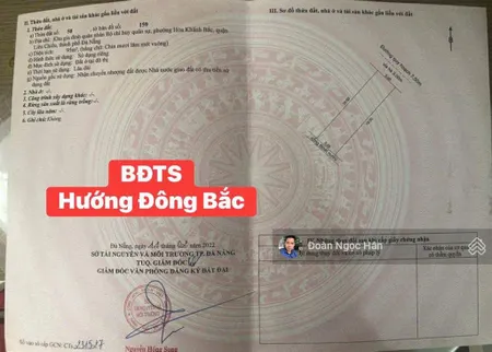 Ngay gần chợ hoà khánh và đhbk khu bđts đường 7m5 giá hơn 3 tỷ tí thôi