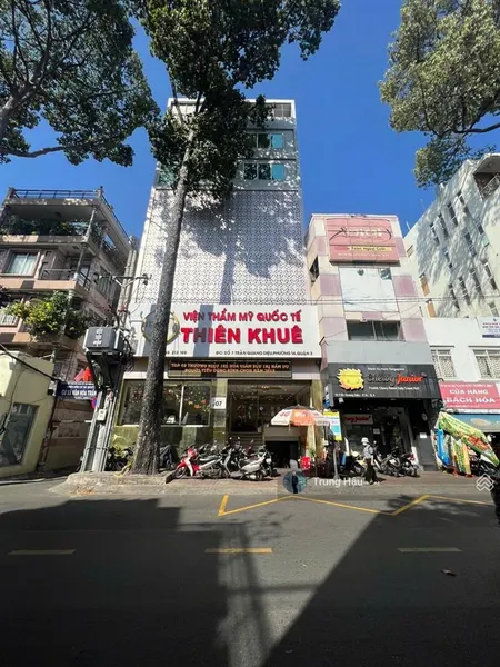 Bán toà building mt trần quang diệu quận 3 dt 10 x 15m hầm 8 tầng hđt 300 triệu giá 60 tỷ