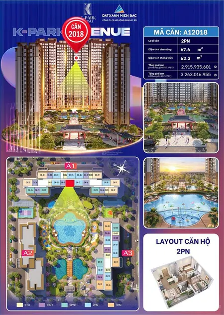 Chỉ với 30% hơn 900 triệu, anh chị đã sở hữu căn hộ 2 pn tại chung cư bậc nhất tại thanh hóa