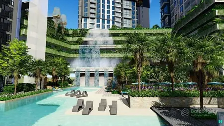 Bán căn hộ 2pn dự án the infiniti riviera ponit, 116m2, 2pn, 2wc, htcb, view thác nước, giá 9.6 tỷ