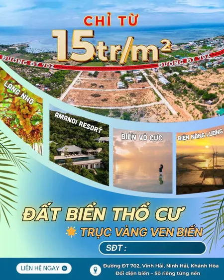 Bán đất 154.43m² ngang 10.46m giá 3.55 tỷ Xã Vĩnh Hải