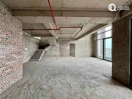Chào bán penthouse 271m2 quận long biên | bàn giao thô | layout vuông vắn