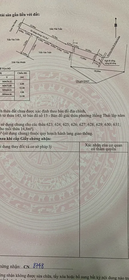 Lô đất đẹp gần mặt đường