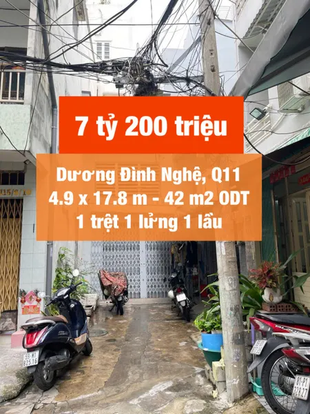 Nhà hẻm xe hơi Dương Đình Nghệ chỉ 7.2 tỷ