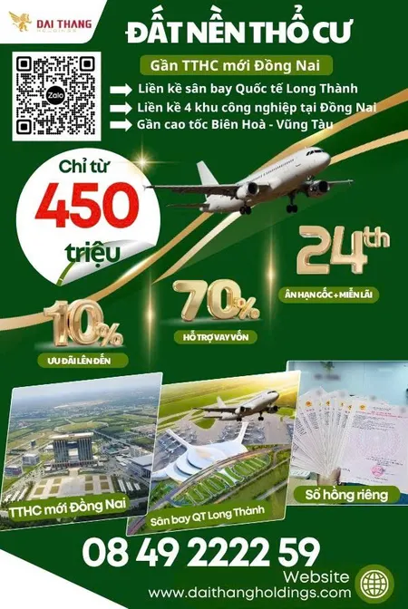 SUẤT ĐẦU TƯ NHÀ PHỐ - ĐẤT NỀN THỔ CƯ 🔥🔥 Chỉ 450 TRIỆU🔥🔥